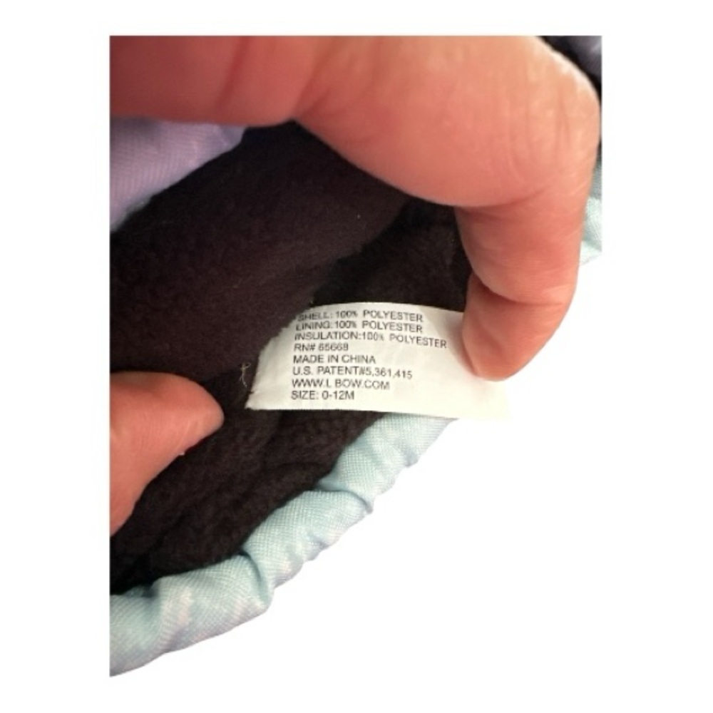 L-bow infant mittens - Picture 3 of 4